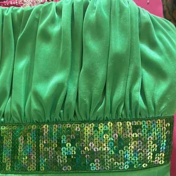 My Michelle Pleated Skirt Flowy Formal Prom Dress - Picture 7 of 8